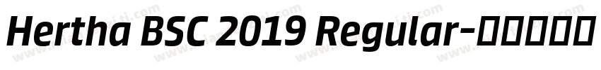 Hertha BSC 2019 Regular字体转换